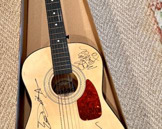 "The Click Five" Autographed Guitar
