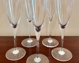 (5) Baccarat "Dom Perignon" Wine Glasses