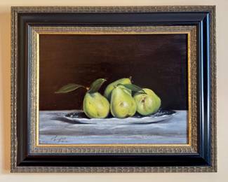 Still Life Pears by Layne Arguimbau, Greenwich. CT