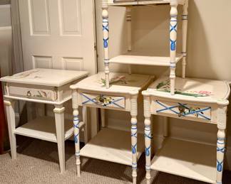Hand Painted Nightstands/Side Tables
