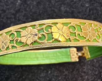 Fashion Bracelet with 24K overlay