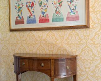 Pochoir by Harry Soviak, 36/50, Framed