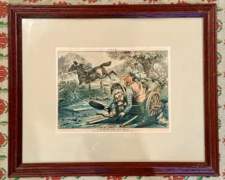 "A Pointer for John Kelly" Cartoon Print by Bernhard Gillam