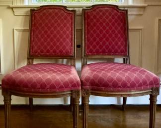 Antique Pair of Small Chairs