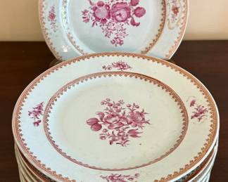 Chinese Export Famille Rose Plates  