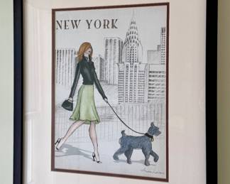 Framed Print: "New York" by artist Andrea Laliberte
