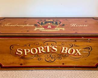 Sandringham House Wood Storage Sports Box
