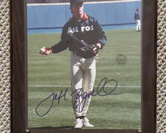 Autographed Jeff Bagwell Photograph