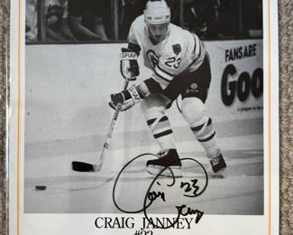 Autographed Craig Janney Photograph