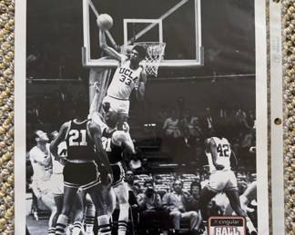 Autographed Abdul Jabbar Photograph