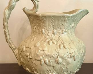 William Ridgeway & Co. Antique Relief Stoneware Jug