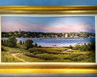 Neil McAuliffe Oil Painting Depicting Cape Cod Shoreline