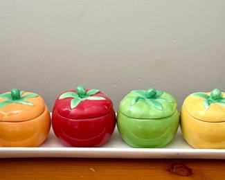 Set of Condiment Jars