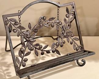 Cast Iron Book Stand