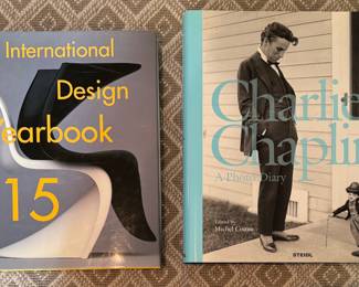 International Design Yearbook 15 & Charlie Chaplin Coffee Table Books