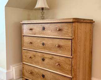Antique Pine 4-Drawer Chest