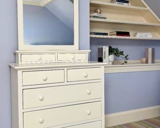 Bedroom Source Collection - 2 over 3 drawers with mirror