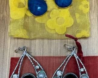 VBB153 A Night at the Opera - Two Pairs of Elegant Pierced Earrings