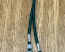 VBB165 Jadeite/Jade Buddha? Carving Necklace w/Adjustable Green Cord & Bead Accents