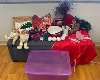 VBB132 Curated Collection of Christmas Treasures Festive Dolls, Aprons, Decor & More