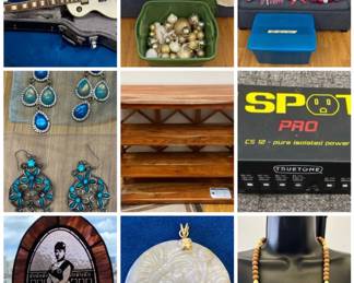 VARSITY BUILDING BLOWOUT CTBids Online Auction • Bidding Ends 07/16/26 • Pickup 07/18/26 It's a blowout of EPIC PROPORTIONS! This auction features items from a photo studio downsizing including photographic equipment, photo backdrops, a massive amount of holiday, seasonal and celebration decor (It's Christmas in July!) used as props for photo shoots and more, a Fender amp, Les Paul Guitar, keyboard & other instruments & equipment for musicians & even podcasters, costume & fine jewelry including exquisite vintage jade pendants, hand crafted jewelry, sterling silver rings, fine art including one-of-a-kind stained glass pieces, furniture and so much more to find in this epic auction! Happy bidding!
