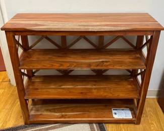 VBB174 Beautiful Rustic Farmhouse Style Solid Wood Bookcase