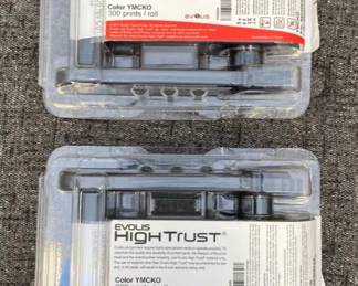 VBB192 Two Evolis High Trust Color YMCKO 300 Prints Rolls