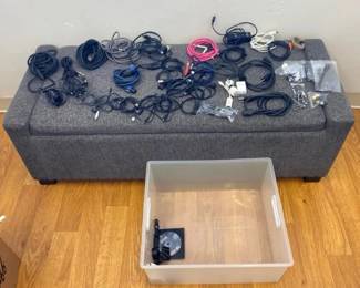 VBB194 Mystery Cords Lot - Audio, Power, Phones