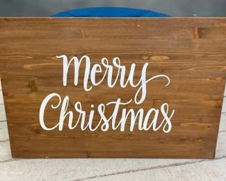 VBB131 Large Wood "Merry Christmas" Sign