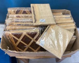 VBB125 Huge Lot of Handmade Photo Albums Crafted From Natural Materials