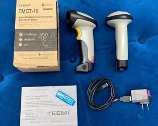 VBB141 Pair of Teemi TMCT-10 Laser Bluetooth Barcode Scanners