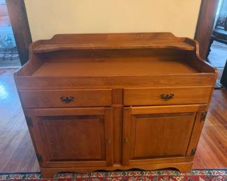 #40 - $250 - Washstand primitive style pine 44x18x36