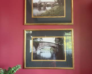 #20 - $100 - Set of 2 bridges photos framed 24x30