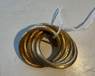 #12 - $350 14kt gold brooch marked 4.69gr