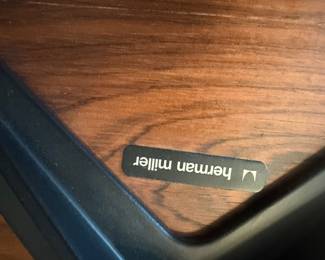 #25 - $4,500 - Herman Miller 33x32x31 chair & ottoman