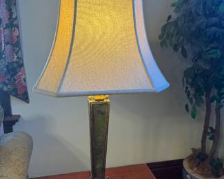 #4 - $180 - Set of 2 mirrored lamps 35"T