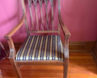 #14 - $240 - 3 chairs & 1 arm Cathedral back splints - there are 2 additional chairs of damage that are available