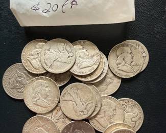 $20 EACH - 21x .50 cents 1941 & up