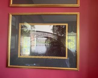 #20 - $100 - Set of 2 bridges photos framed 24x30