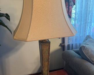 #4 - $180 - Set of 2 mirrored lamps 35"T
