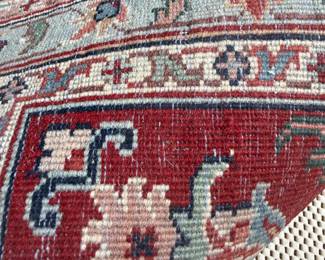 #11 - $1,000 - Persian rug 9x12'4" Kashan green rug from India
