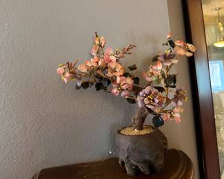#25 - $110- Jade tree salmon & green 15x7x10