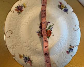 #67 - $90 -Furstenberg porcelain Meissen serving plates set of 2