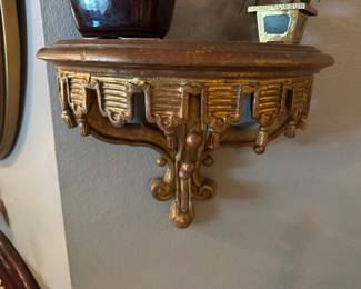 #15 - $120 - Two Crown brackets Italian florentine 16x8x13T (2 sets available) $120 per set of two