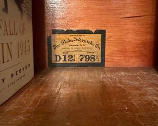 #60 - $460 -Globe Vernicke barrister bookcase D12-798-34x12x80
