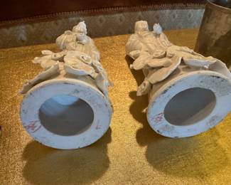 #80 - $90 -Set of two Blanc de Chine figurines