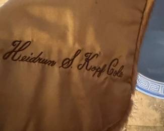 #52 - $200 -Channeled mink long vest with belt