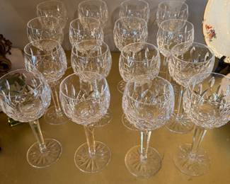 Waterford Lismore Hock wine globlet/glass c.1990-1999 - 7.5"T mint condition $26 each - $16 available