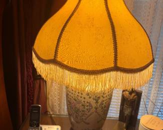 #47 - $120 - Asian style lamps 29"T