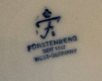 #67 - $90 -Furstenberg porcelain Meissen serving plates set of 2